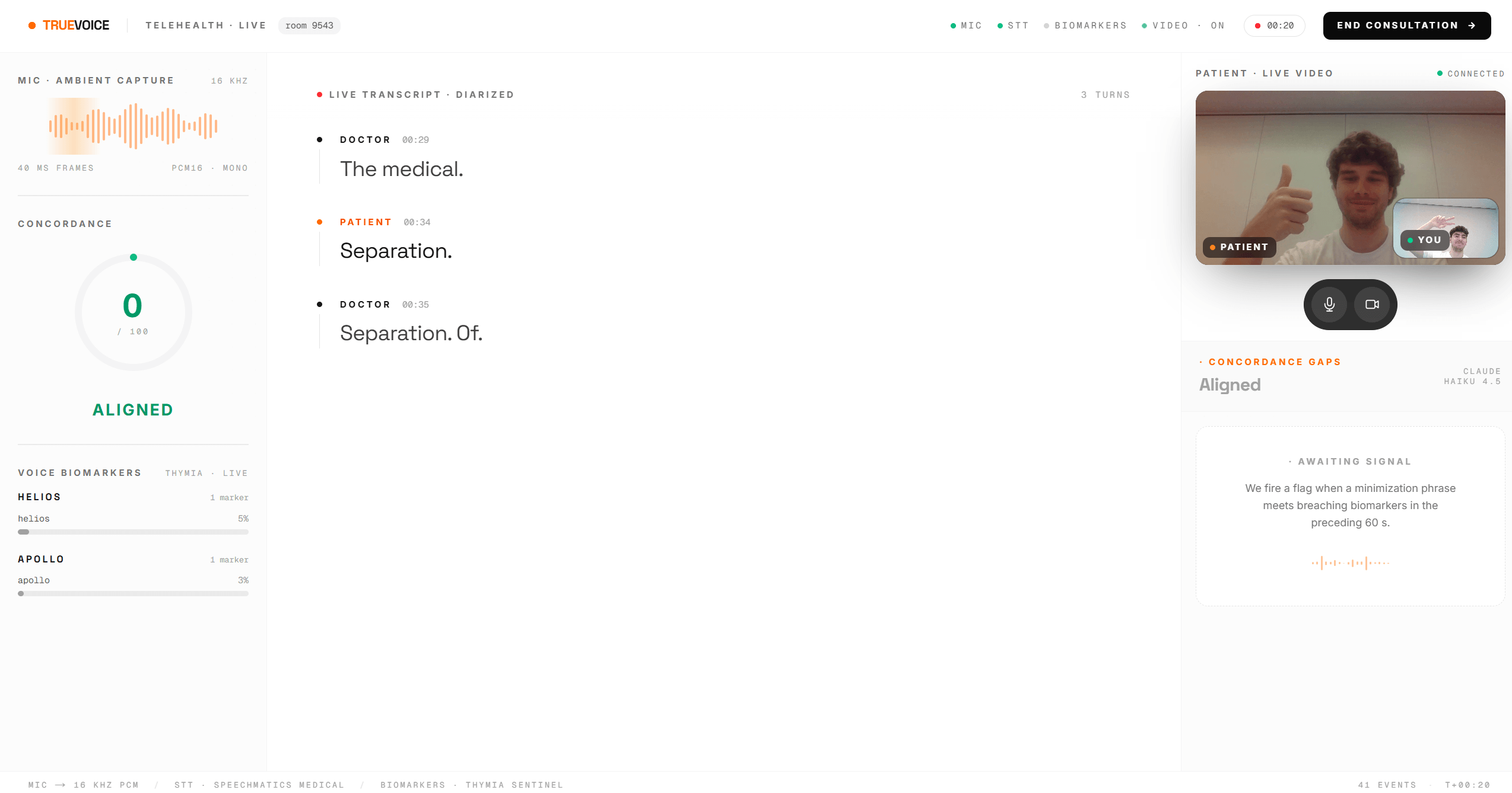 TrueVoice screenshot