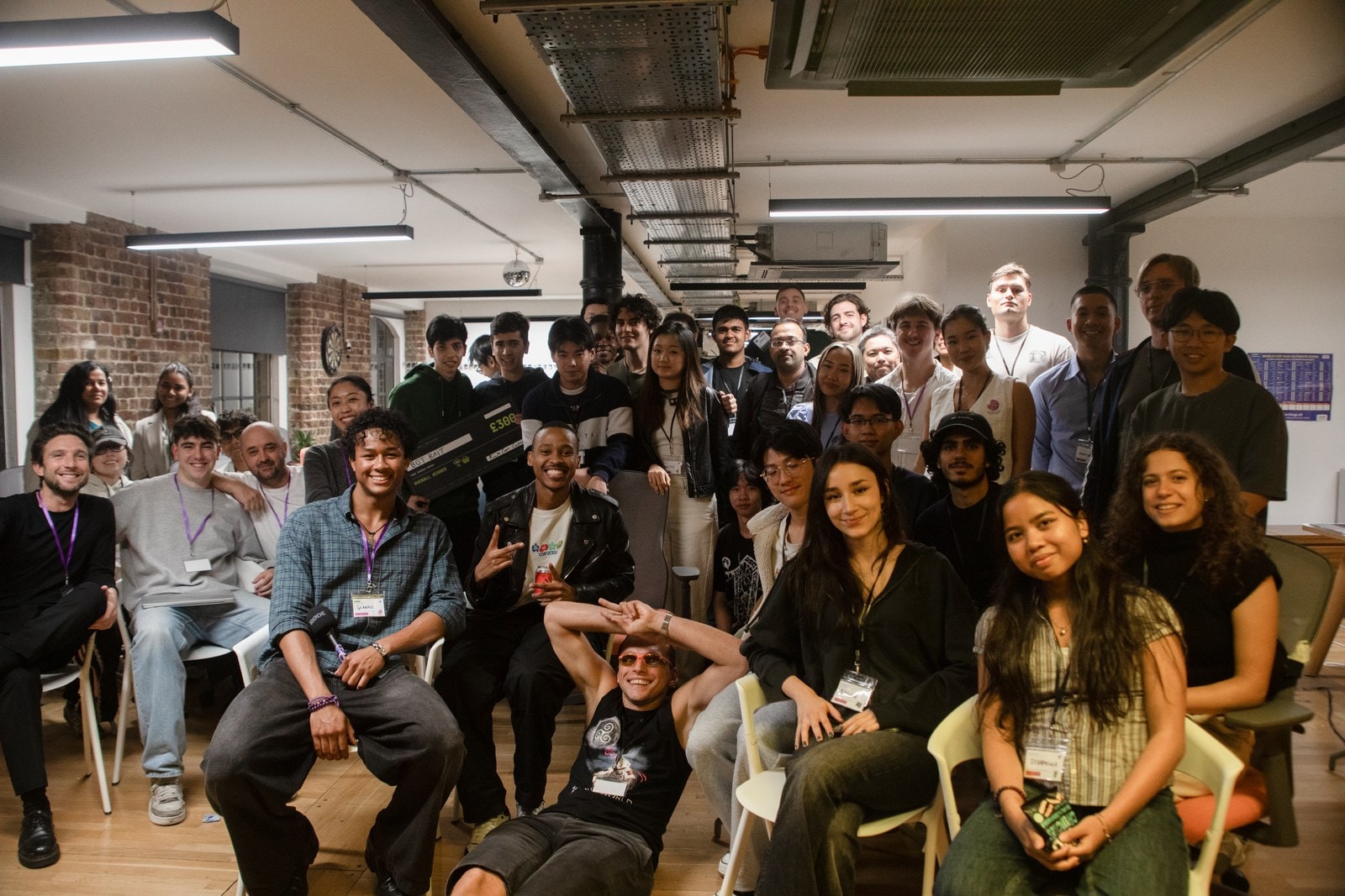 Everyone at EAT HACK together in the Really Good Culture office